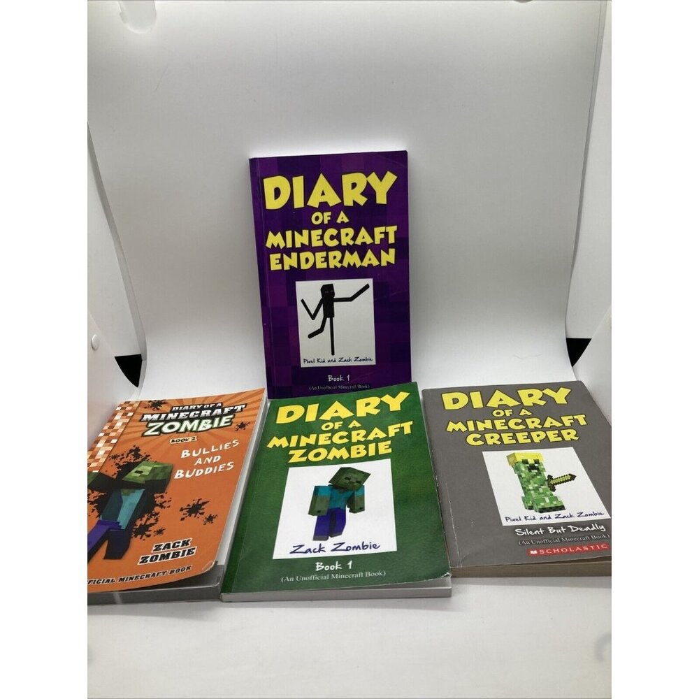 Diary Of Minecraft Unofficial Book Lot